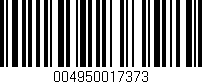 Código de barras (EAN, GTIN, SKU, ISBN): '004950017373'
