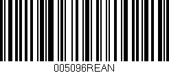Código de barras (EAN, GTIN, SKU, ISBN): '005096REAN'