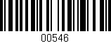 Código de barras (EAN, GTIN, SKU, ISBN): '00546'