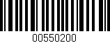 Código de barras (EAN, GTIN, SKU, ISBN): '00550200'