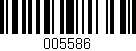 Código de barras (EAN, GTIN, SKU, ISBN): '005586'