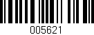 Código de barras (EAN, GTIN, SKU, ISBN): '005621'