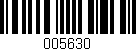 Código de barras (EAN, GTIN, SKU, ISBN): '005630'