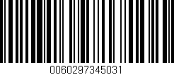 Código de barras (EAN, GTIN, SKU, ISBN): '0060297345031'