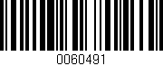 Código de barras (EAN, GTIN, SKU, ISBN): '0060491'