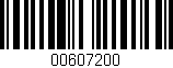 Código de barras (EAN, GTIN, SKU, ISBN): '00607200'