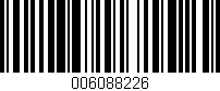 Código de barras (EAN, GTIN, SKU, ISBN): '006088226'