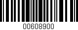 Código de barras (EAN, GTIN, SKU, ISBN): '00608900'