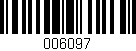 Código de barras (EAN, GTIN, SKU, ISBN): '006097'