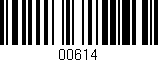 Código de barras (EAN, GTIN, SKU, ISBN): '00614'
