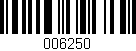 Código de barras (EAN, GTIN, SKU, ISBN): '006250'