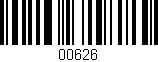 Código de barras (EAN, GTIN, SKU, ISBN): '00626'