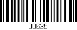 Código de barras (EAN, GTIN, SKU, ISBN): '00635'