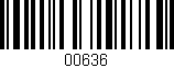 Código de barras (EAN, GTIN, SKU, ISBN): '00636'