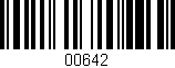 Código de barras (EAN, GTIN, SKU, ISBN): '00642'