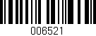Código de barras (EAN, GTIN, SKU, ISBN): '006521'