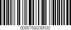 Código de barras (EAN, GTIN, SKU, ISBN): '0066759336500'