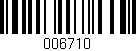Código de barras (EAN, GTIN, SKU, ISBN): '006710'
