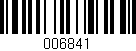 Código de barras (EAN, GTIN, SKU, ISBN): '006841'