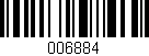 Código de barras (EAN, GTIN, SKU, ISBN): '006884'