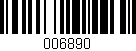 Código de barras (EAN, GTIN, SKU, ISBN): '006890'