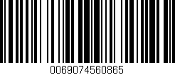Código de barras (EAN, GTIN, SKU, ISBN): '0069074560865'