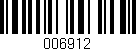 Código de barras (EAN, GTIN, SKU, ISBN): '006912'