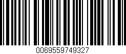 Código de barras (EAN, GTIN, SKU, ISBN): '0069559749327'