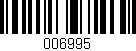 Código de barras (EAN, GTIN, SKU, ISBN): '006995'