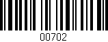 Código de barras (EAN, GTIN, SKU, ISBN): '00702'