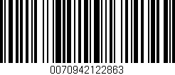 Código de barras (EAN, GTIN, SKU, ISBN): '0070942122863'