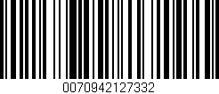 Código de barras (EAN, GTIN, SKU, ISBN): '0070942127332'