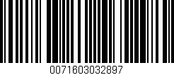 Código de barras (EAN, GTIN, SKU, ISBN): '0071603032897'
