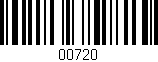Código de barras (EAN, GTIN, SKU, ISBN): '00720'