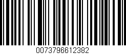 Código de barras (EAN, GTIN, SKU, ISBN): '0073796612382'