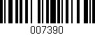 Código de barras (EAN, GTIN, SKU, ISBN): '007390'
