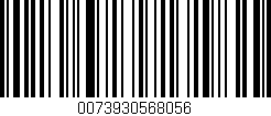 Código de barras (EAN, GTIN, SKU, ISBN): '0073930568056'