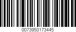 Código de barras (EAN, GTIN, SKU, ISBN): '0073950173445'