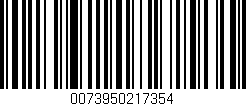 Código de barras (EAN, GTIN, SKU, ISBN): '0073950217354'