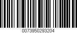 Código de barras (EAN, GTIN, SKU, ISBN): '0073950293204'