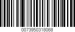 Código de barras (EAN, GTIN, SKU, ISBN): '0073950318068'