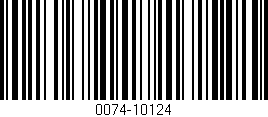Código de barras (EAN, GTIN, SKU, ISBN): '0074-10124'