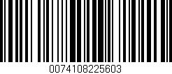 Código de barras (EAN, GTIN, SKU, ISBN): '0074108225603'