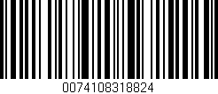 Código de barras (EAN, GTIN, SKU, ISBN): '0074108318824'