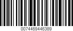 Código de barras (EAN, GTIN, SKU, ISBN): '0074469446389'