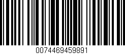 Código de barras (EAN, GTIN, SKU, ISBN): '0074469459891'