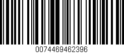 Código de barras (EAN, GTIN, SKU, ISBN): '0074469462396'
