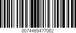 Código de barras (EAN, GTIN, SKU, ISBN): '0074469477062'