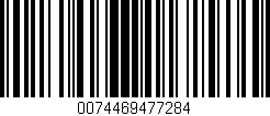 Código de barras (EAN, GTIN, SKU, ISBN): '0074469477284'