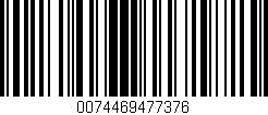 Código de barras (EAN, GTIN, SKU, ISBN): '0074469477376'